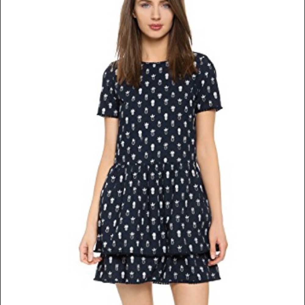 Chinti & Parker Poplin Pineapple Dress